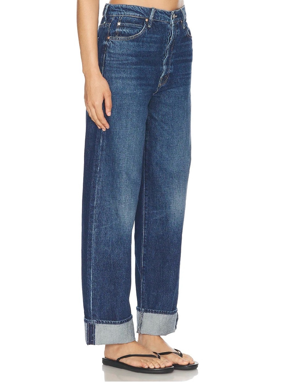 MOTHER SUPERIOR Jeans Lil’ Mother Lil’ Spitfire Nerdy Blue Size 24 - Picture 16 of 16
